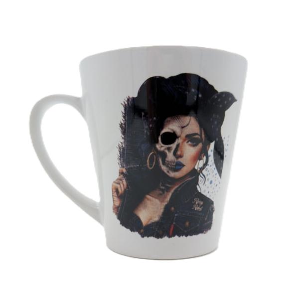 Tasse konisch Rosy Rebel Blue Steel